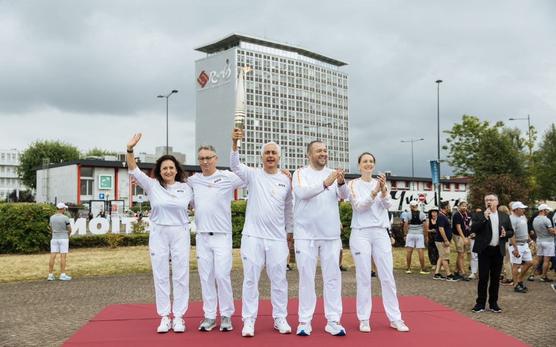 La Flamme Olympique illumine le Marché de Rungis