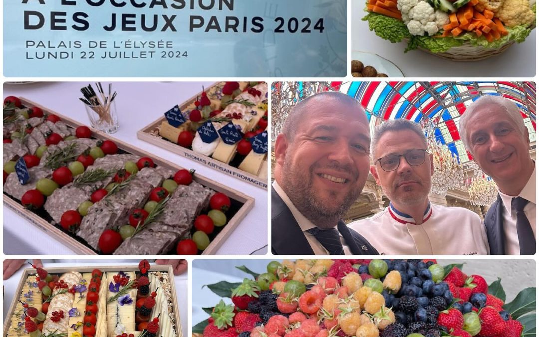 Le Marché de Rungis au RDV de la presse internationale à l’Elysée pour les JO Paris 2024