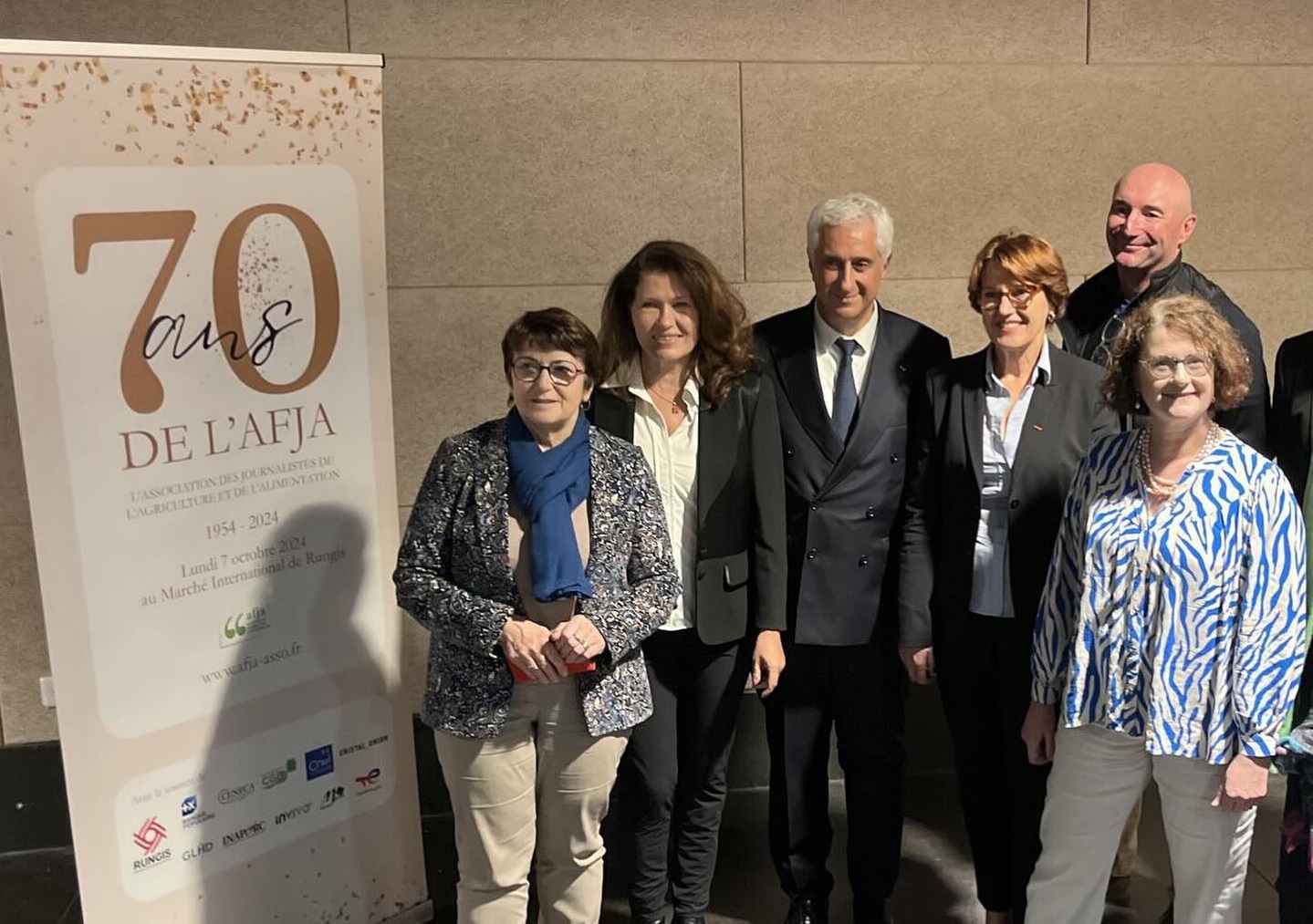 stephane layani et annie genevard pour les 70 ans de AFJA